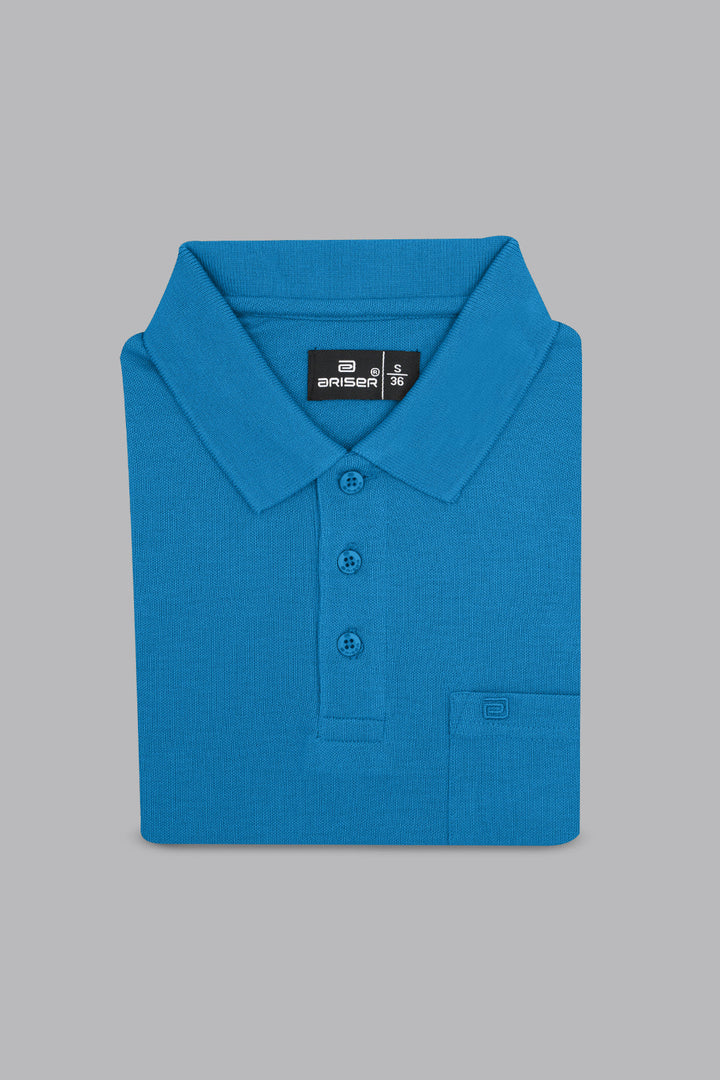 royal blue polo t shirt men