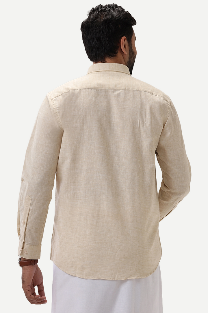 Thaksha - Light Sandal  Formal Shirts for Men | Uathayam