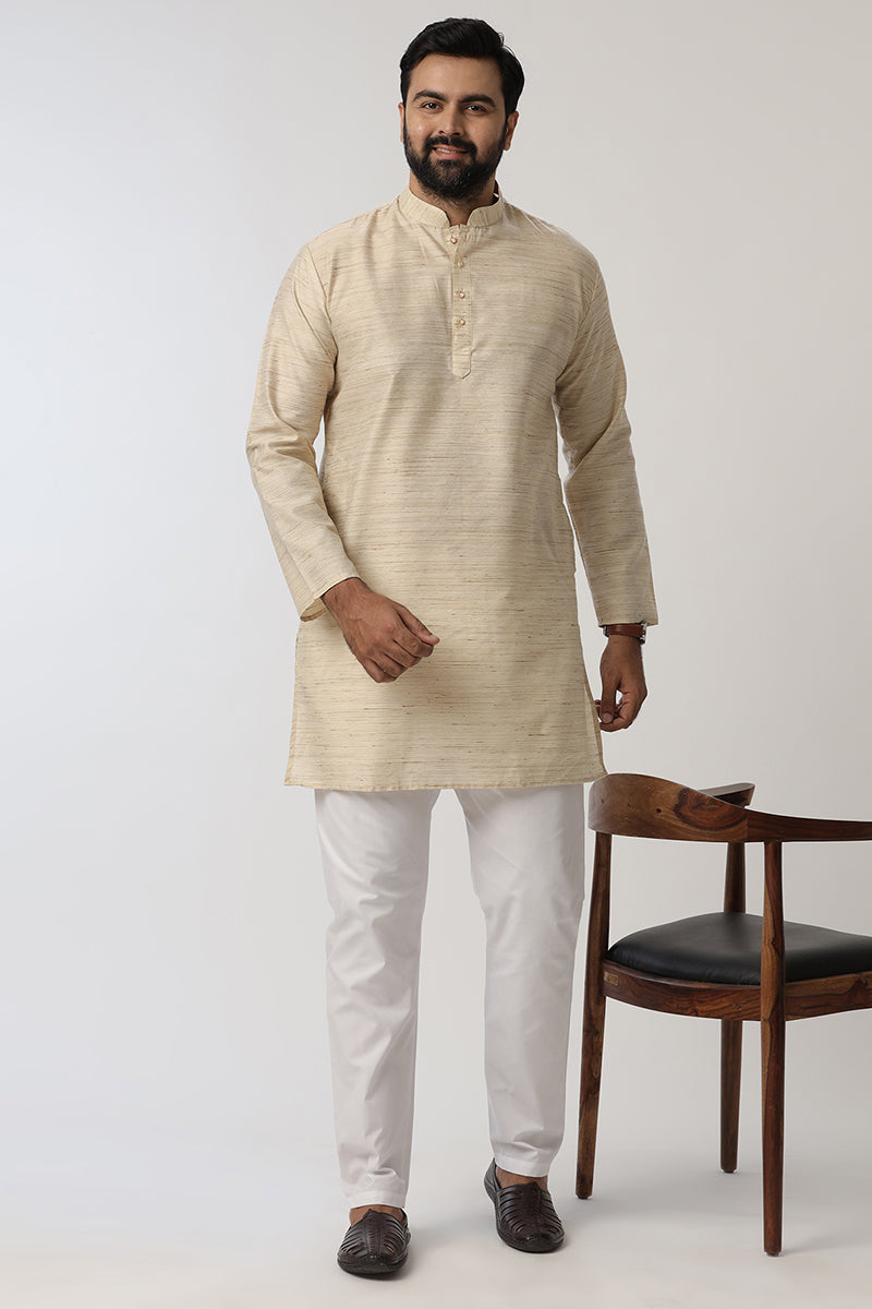 Kraft - Light Sandal Long Kurtas for Men | Uathayam