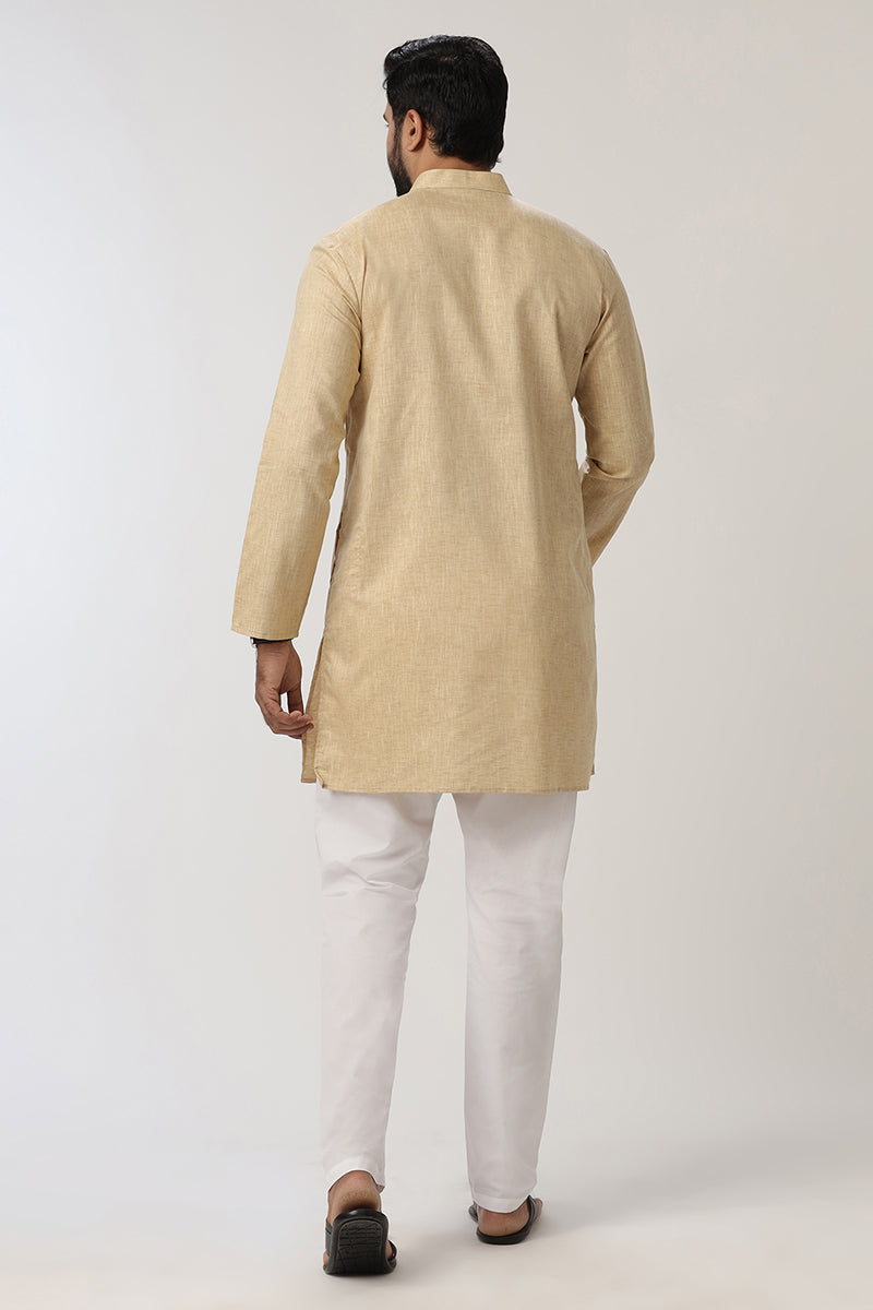 Uathaym exotic sandal long kurta for men
