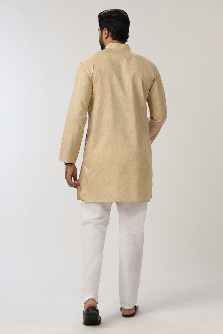Uathaym exotic sandal long kurta for men