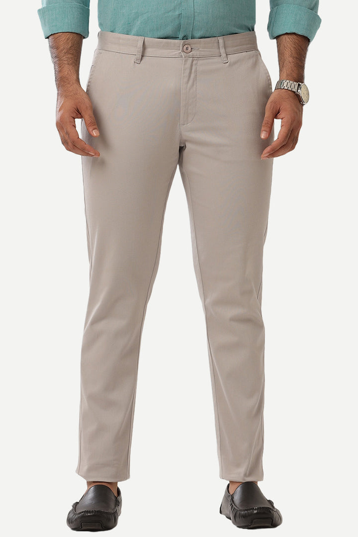 Monaco - Grey and Light Grey Pack of 2 Trousers For Men | Ariser