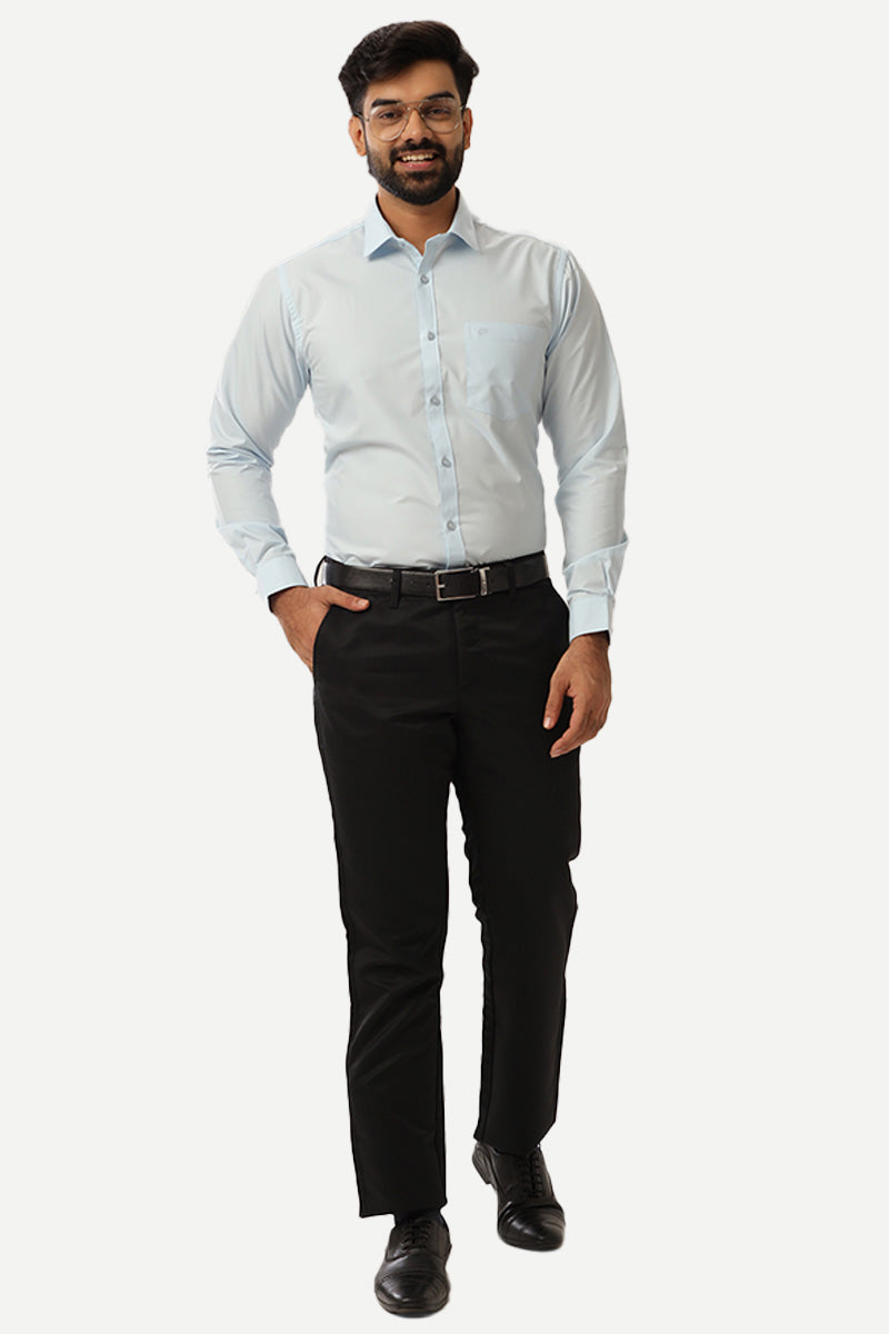 Basic Chino - Black Trouser For Men | Ariser