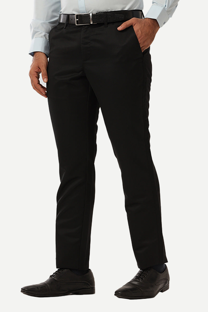 Basic Chino - Black Trouser For Men | Ariser