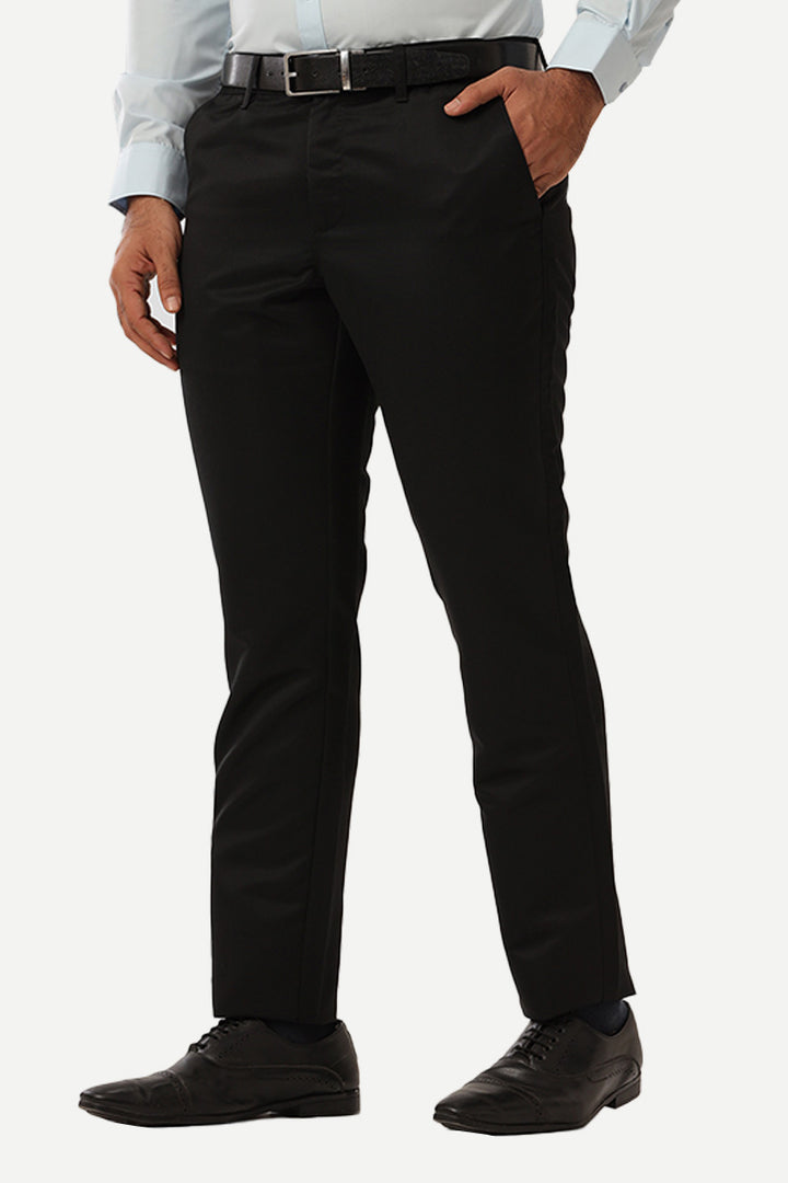 Basic Chino - Black Trouser For Men | Ariser