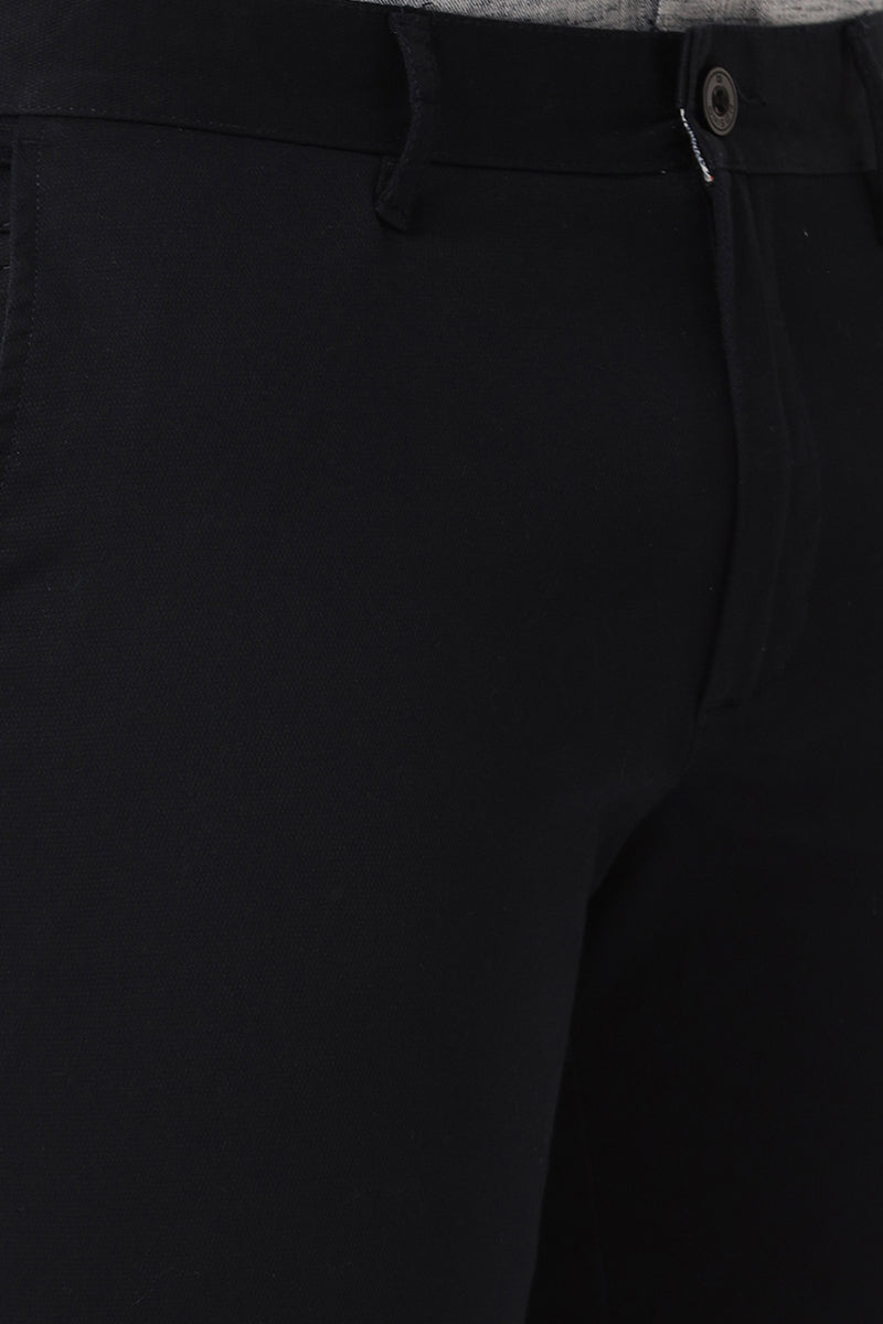 Monaco - Soft Black Trouser For Men | Ariser