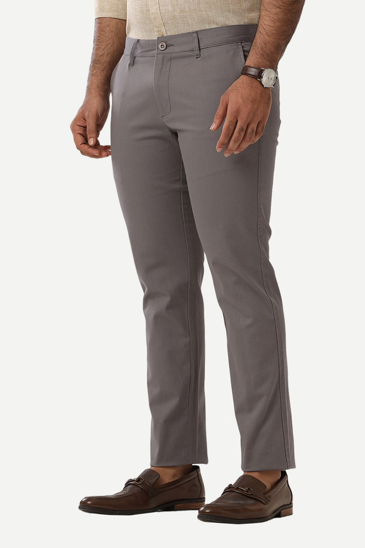 Monaco - Grey Trouser For Men | Ariser