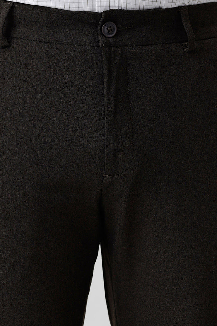 stretchable plain trousers