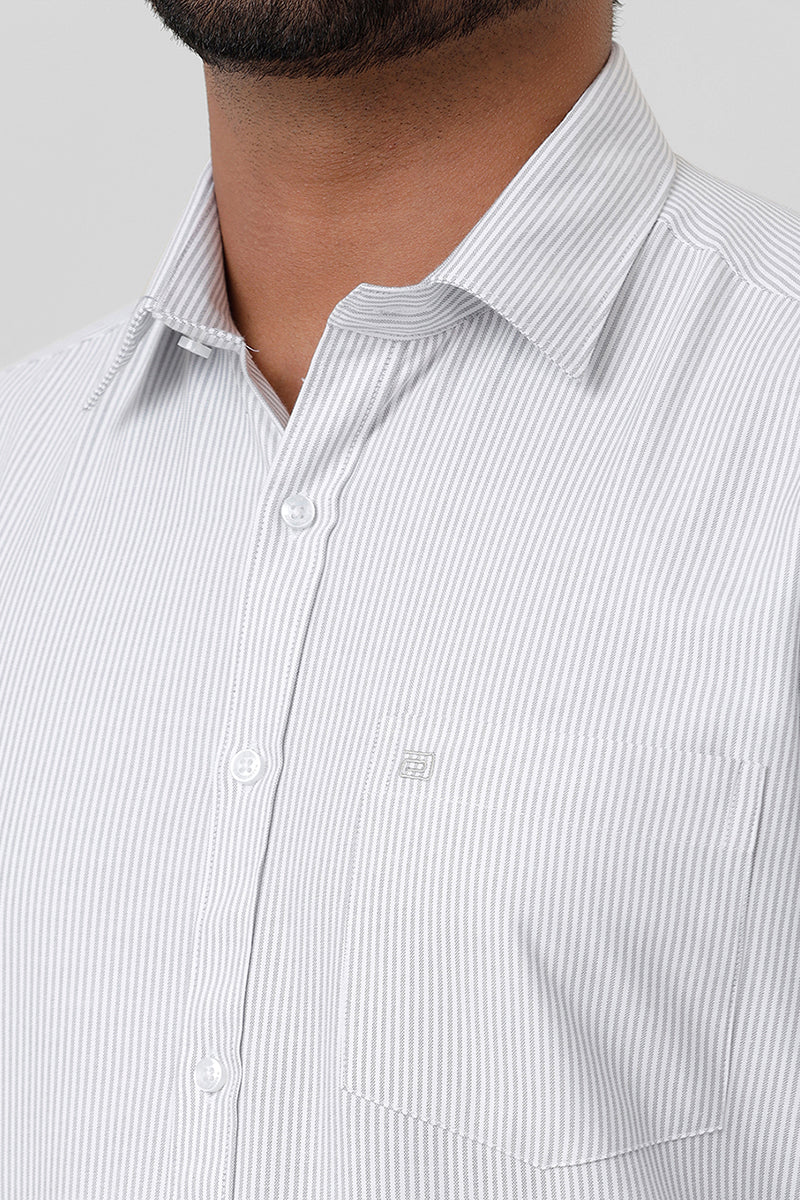 Striped casual shirt for men