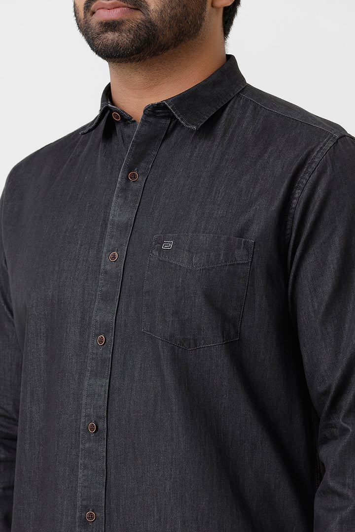 Casual denim shirt for men, Denim shirt, Men's denim shirts, Button down denim shirt for men, Cotton denim shirt for men