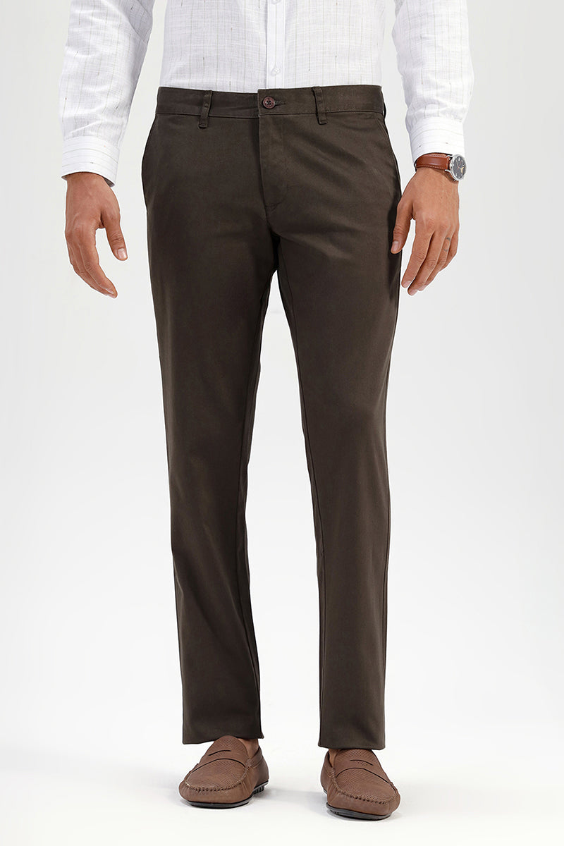 Brown pants worn by a person 