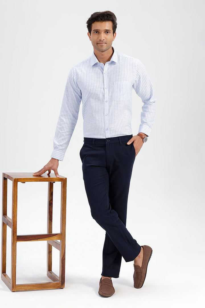 Crystal White shirt set men