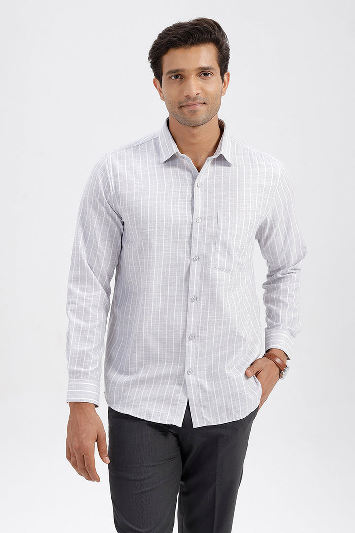 Men's Casual Poly Cotton Shirt
