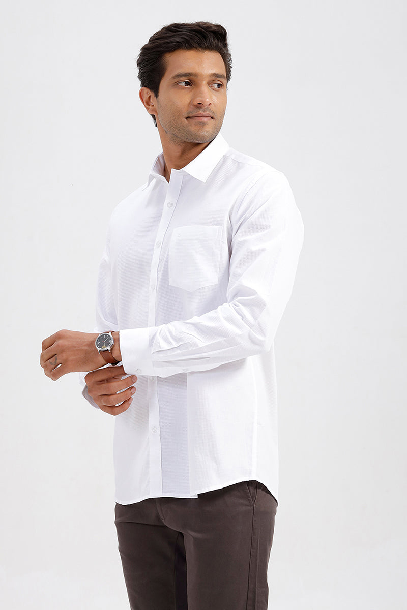 Formal white shirt combo for men Uathayam