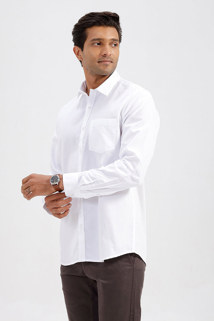 Formal white shirt combo for men Uathayam