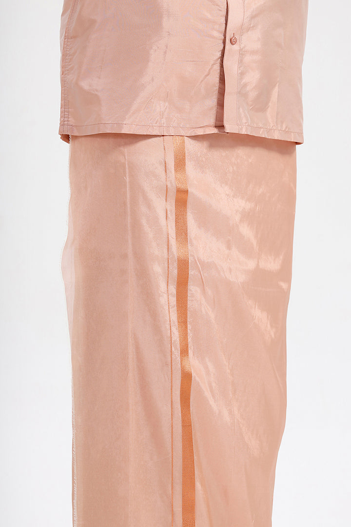 Copper orange ethnic set for grooms