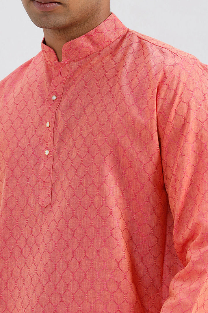 Lightweight cotton kurta for festive wear