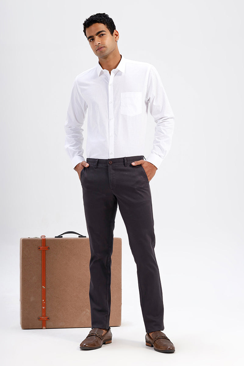 Men’s white classic fit formal shirt 