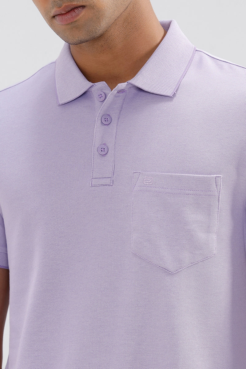 Golf Polo  -  Lavender Purple T-Shirts For Men | Ariser
