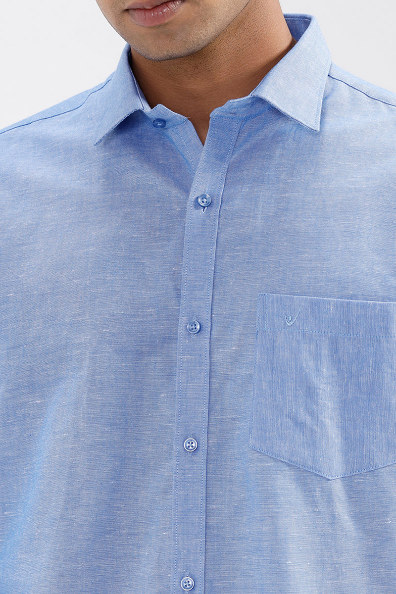 Men’s Sky Blue Office Shirt