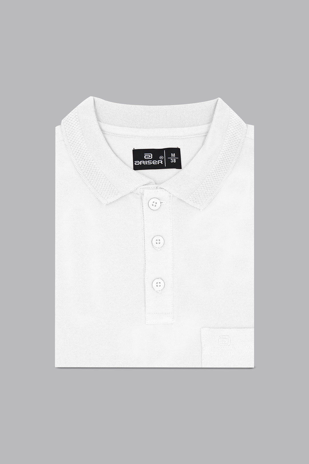 Lycra Polo - Crisp White T-Shirts For Men | Ariser