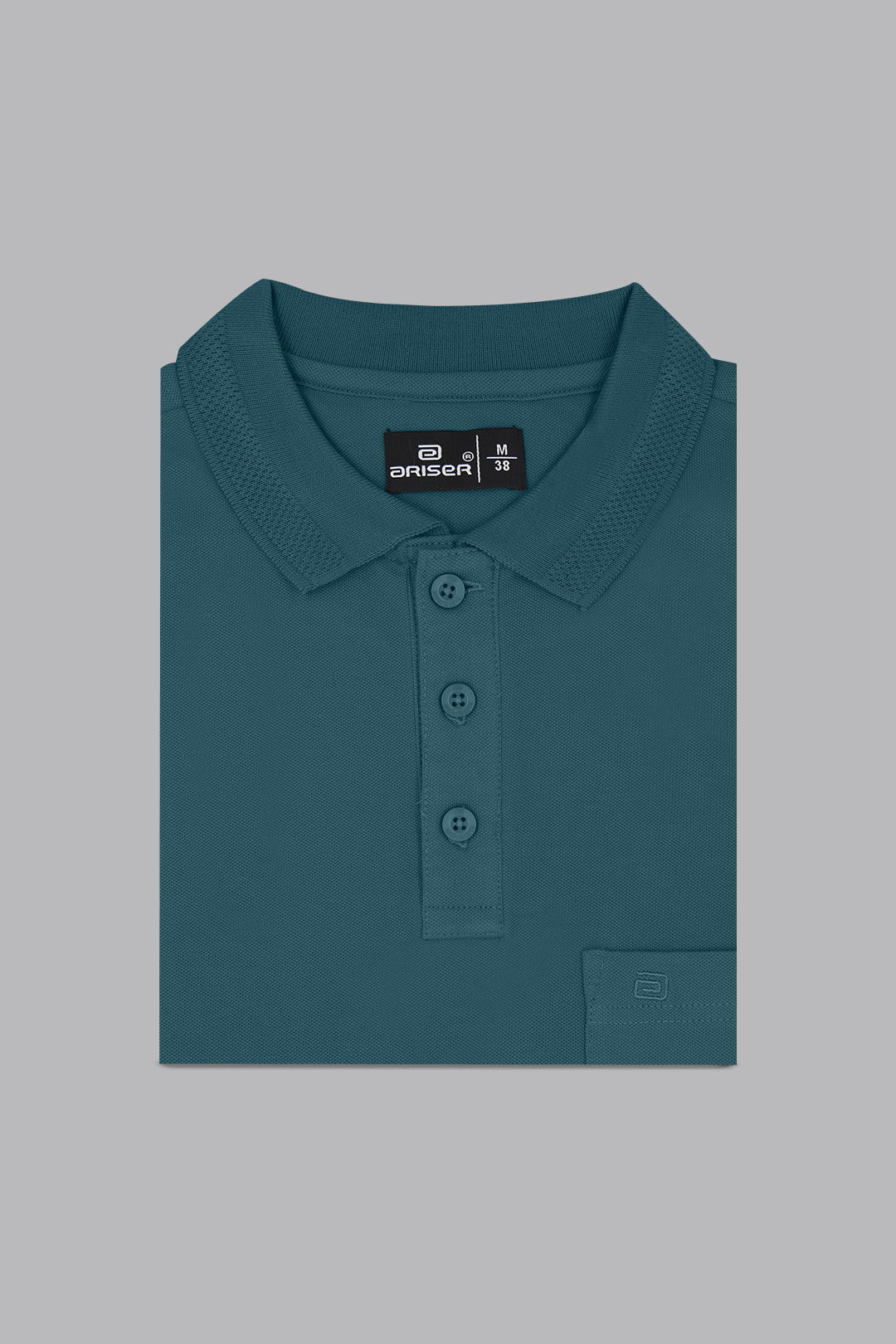 Lycra Polo - Deep Teal Green T-Shirts For Men | Ariser