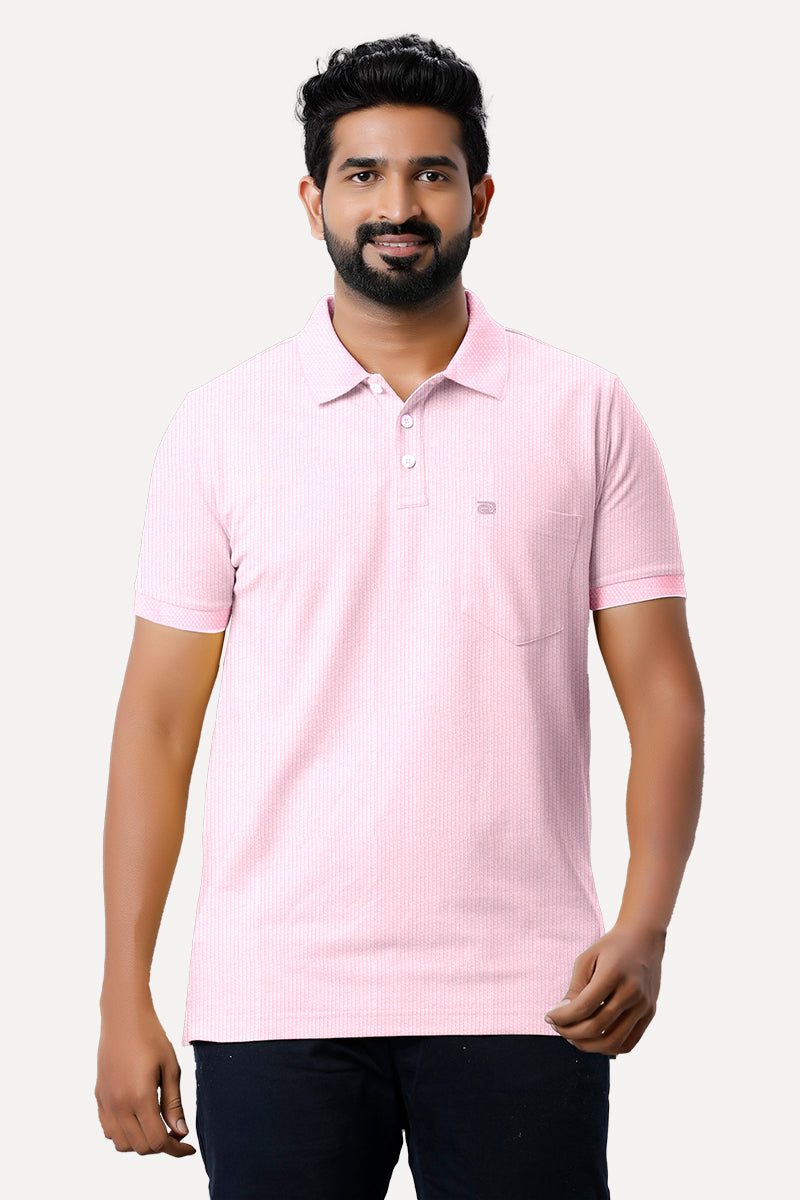 Polo shirt clearance pink color