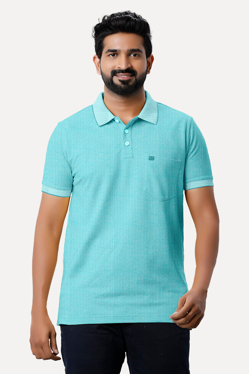Ariser Greenish Blue Color Cotton shirts