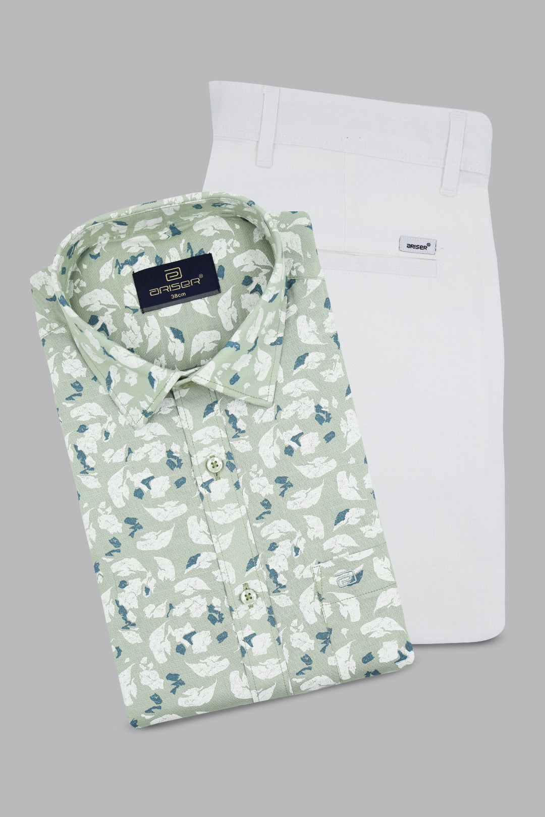 White Trouser Combo for Men