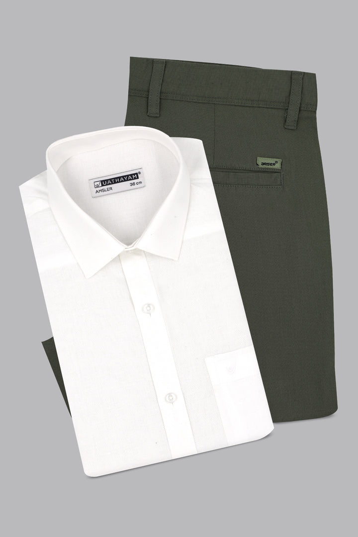 white shirt men's combo