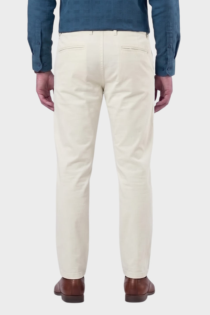 Modern Chino - Beige Trouser For Men | Ariser