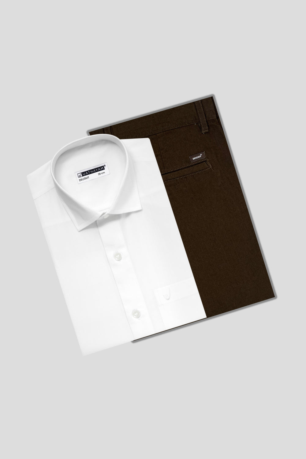 Chocolate brown trouser for men