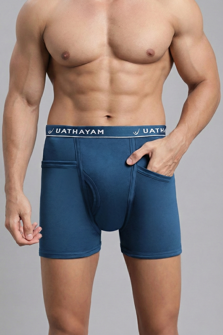 Ultimate Fine classic navy trunks for men