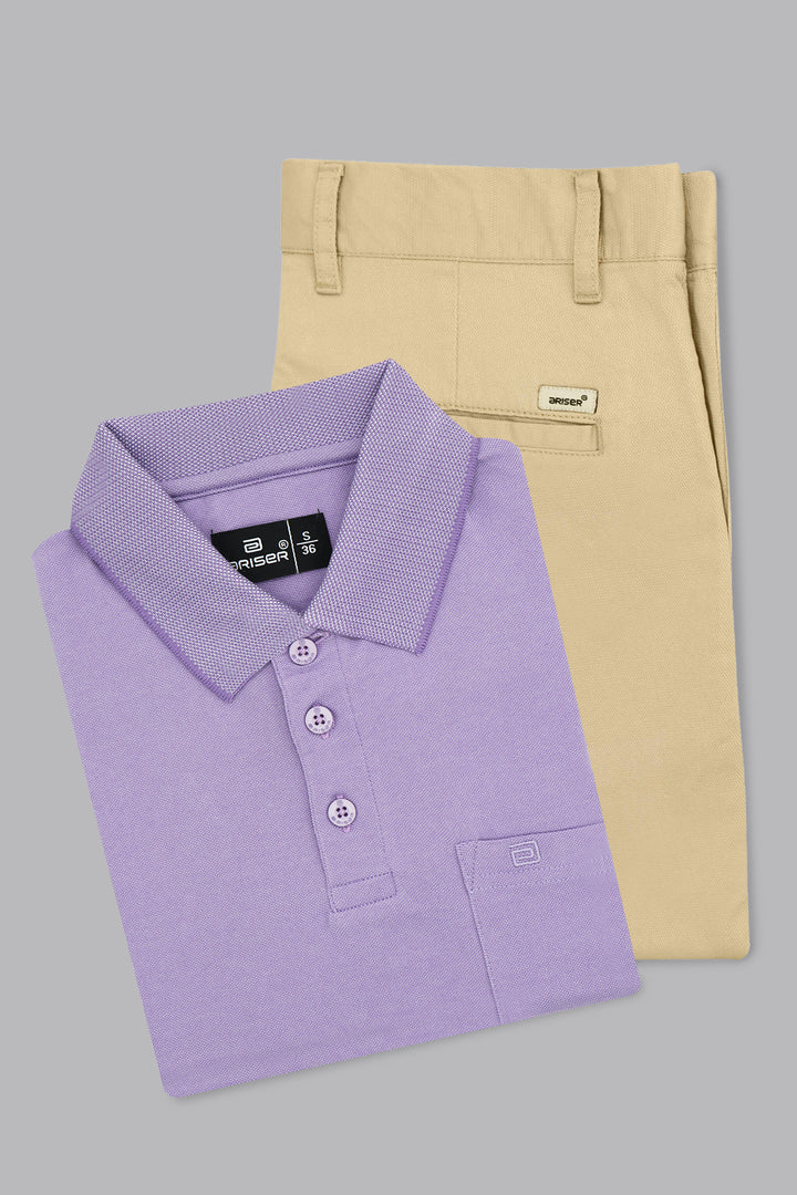 Cotton rich polo t shirt for men