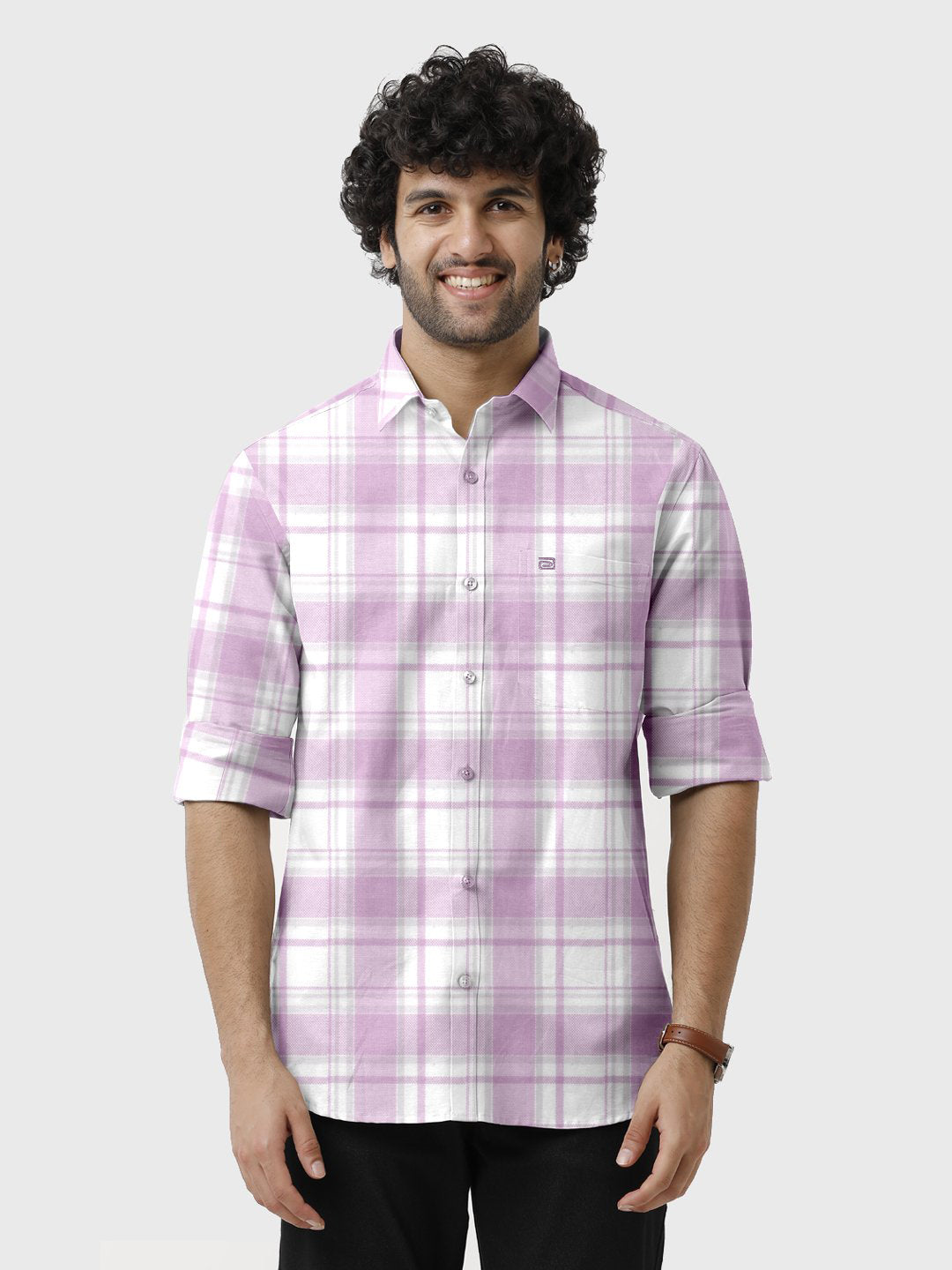 Stylish mens checked shirts