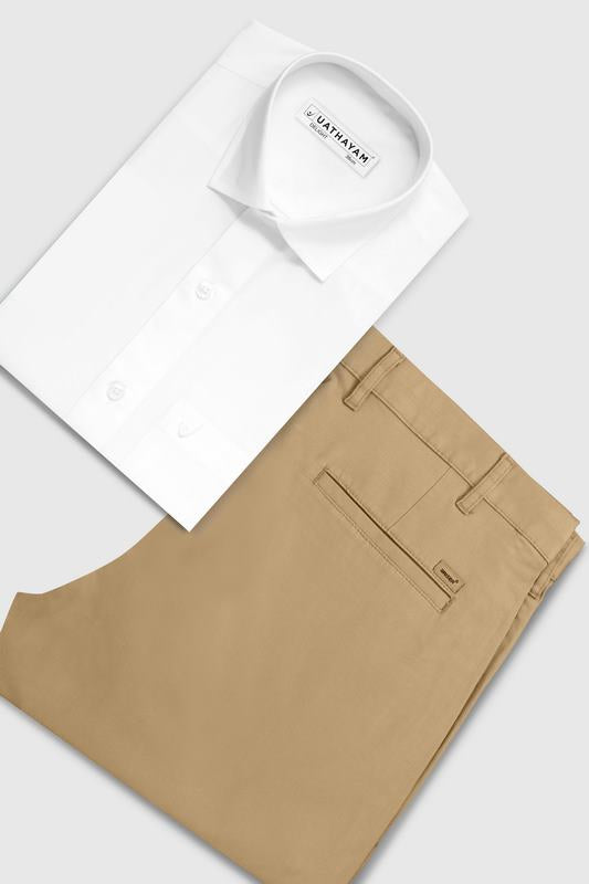 trouser and white shirts combos