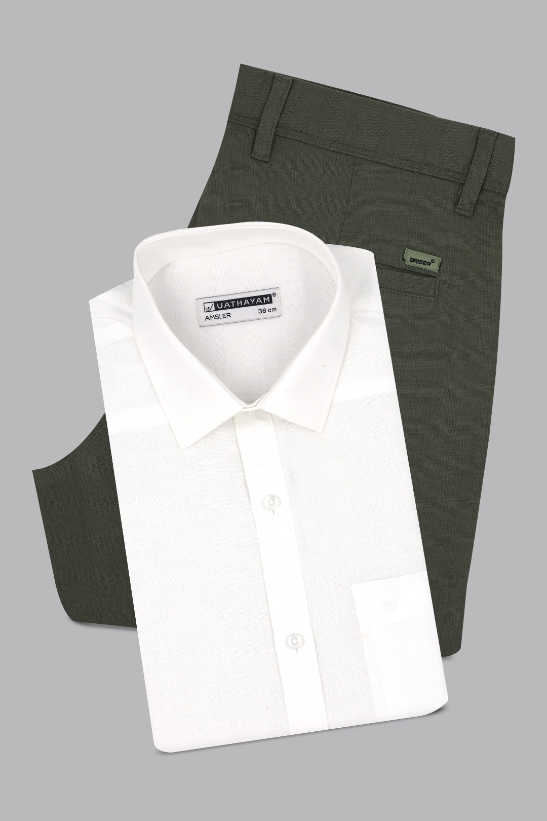 dark jungle green trousers