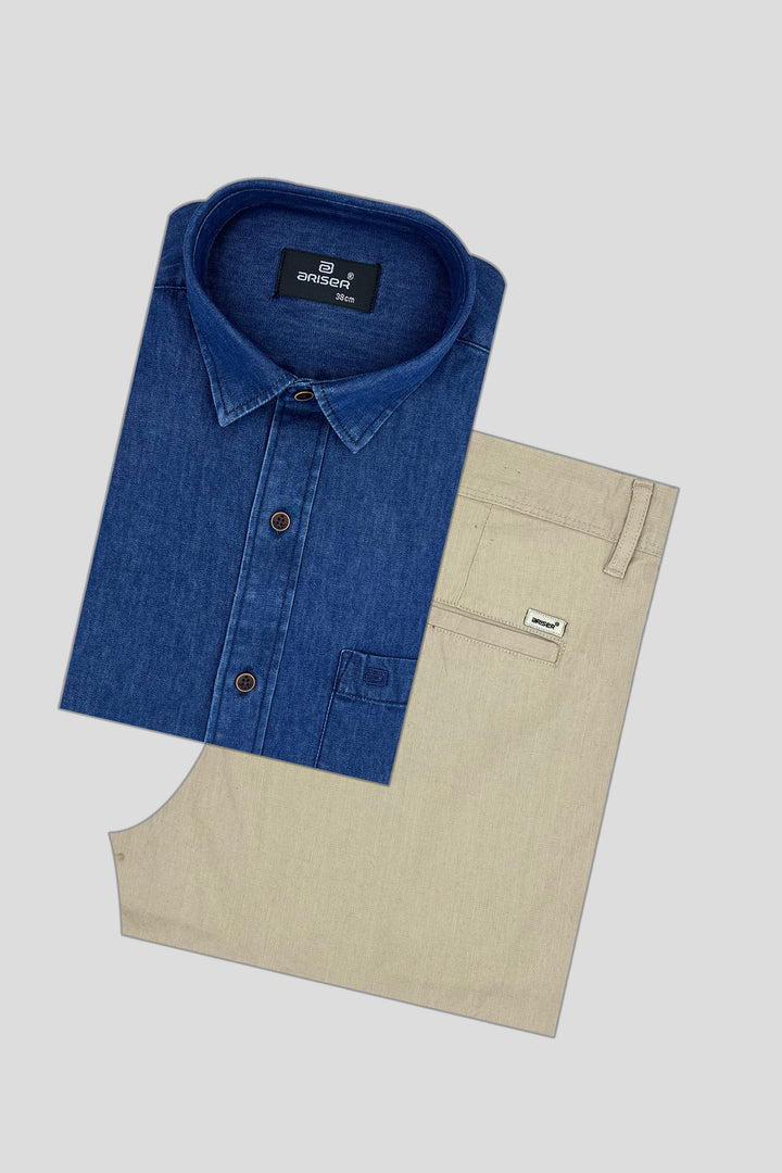 Denim + Kansas combo wear