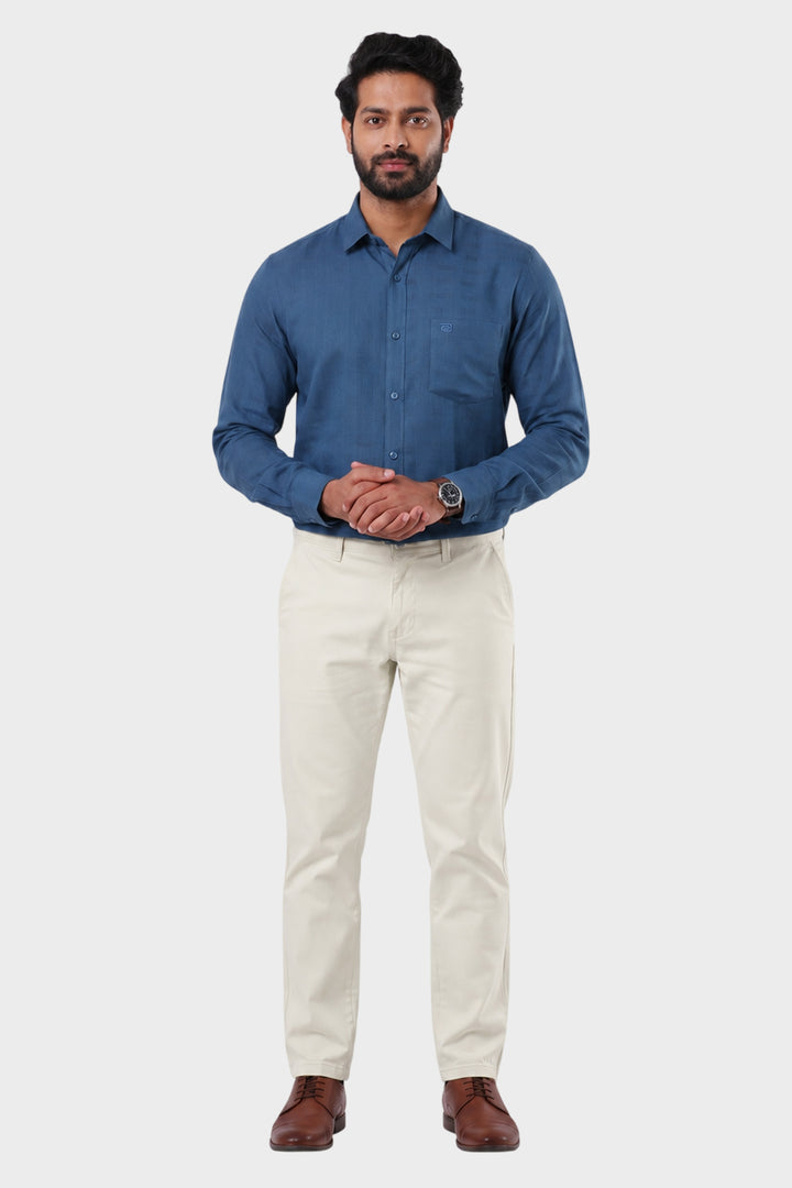 Modern Chino - Beige Trouser For Men | Ariser