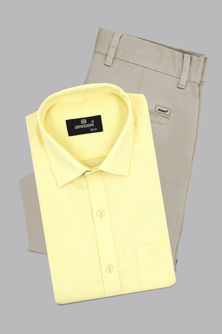light yellow shirt men
