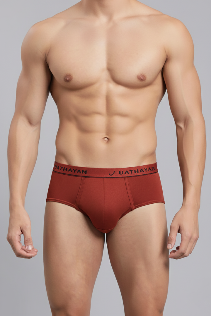 Stylish and comfortable Orange men’s briefs