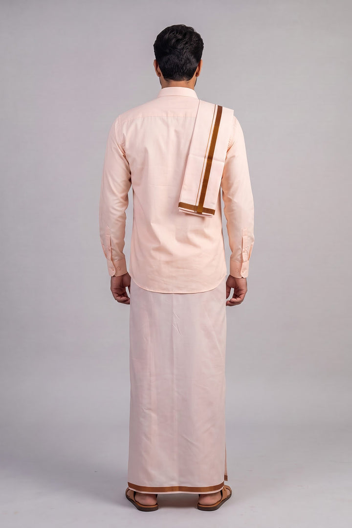 Uathayam Mangalam Copper 3-in-1 Traditional Wear Set