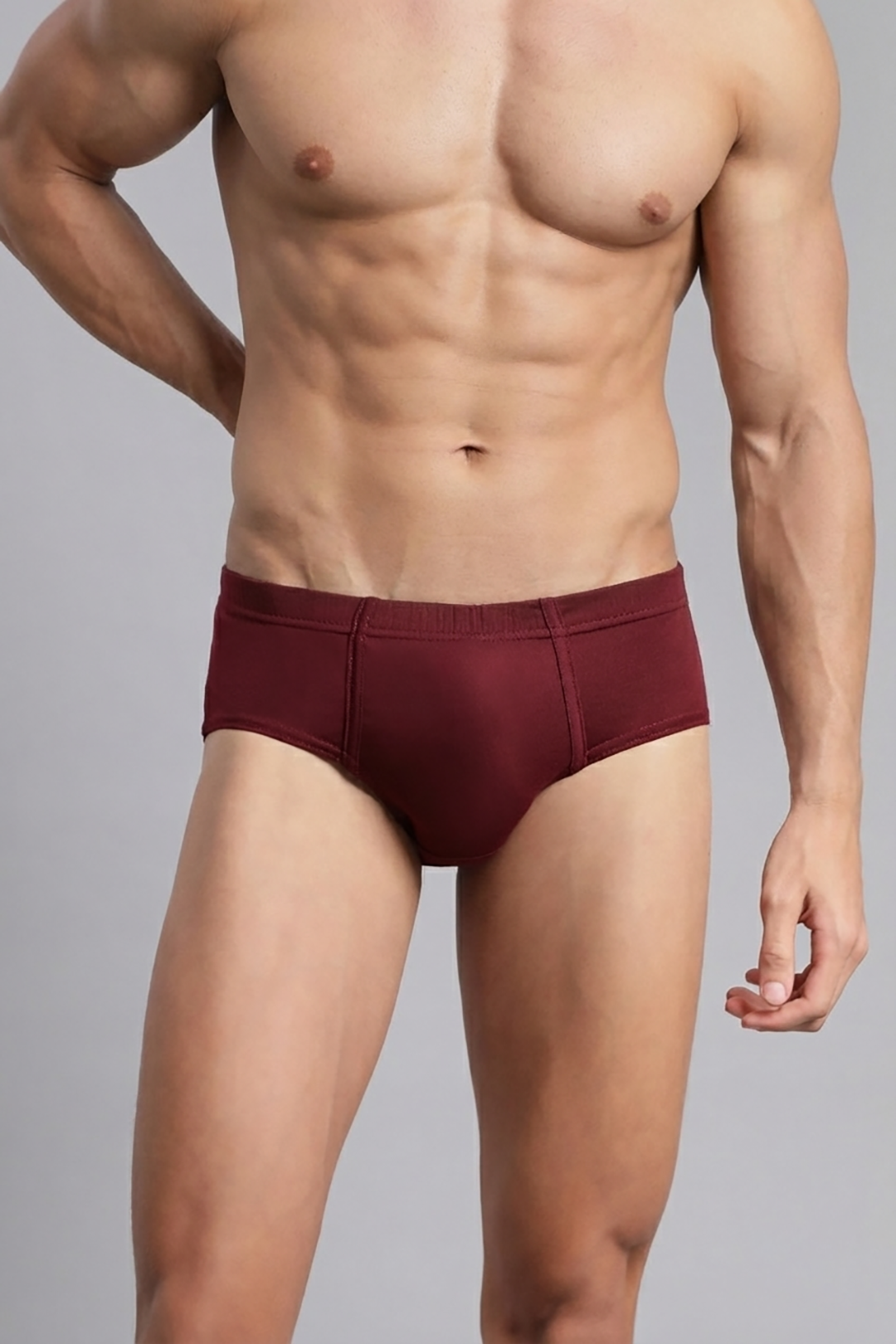 Uathayam Vennto IE men’s inner elastic briefs Vintage Maroon