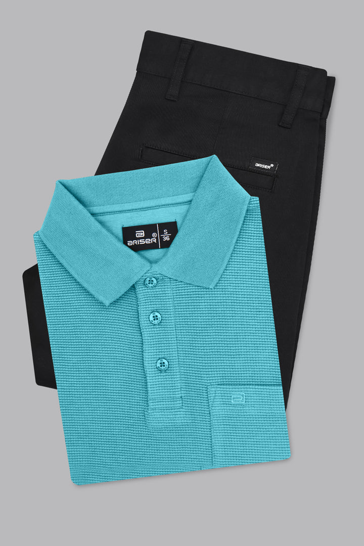 Black Basic Chino Trouser