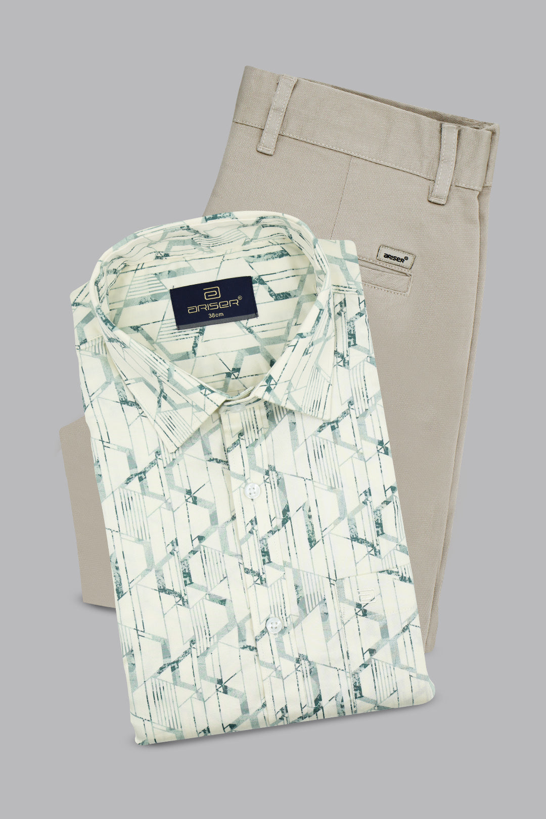 men shirt trouser set