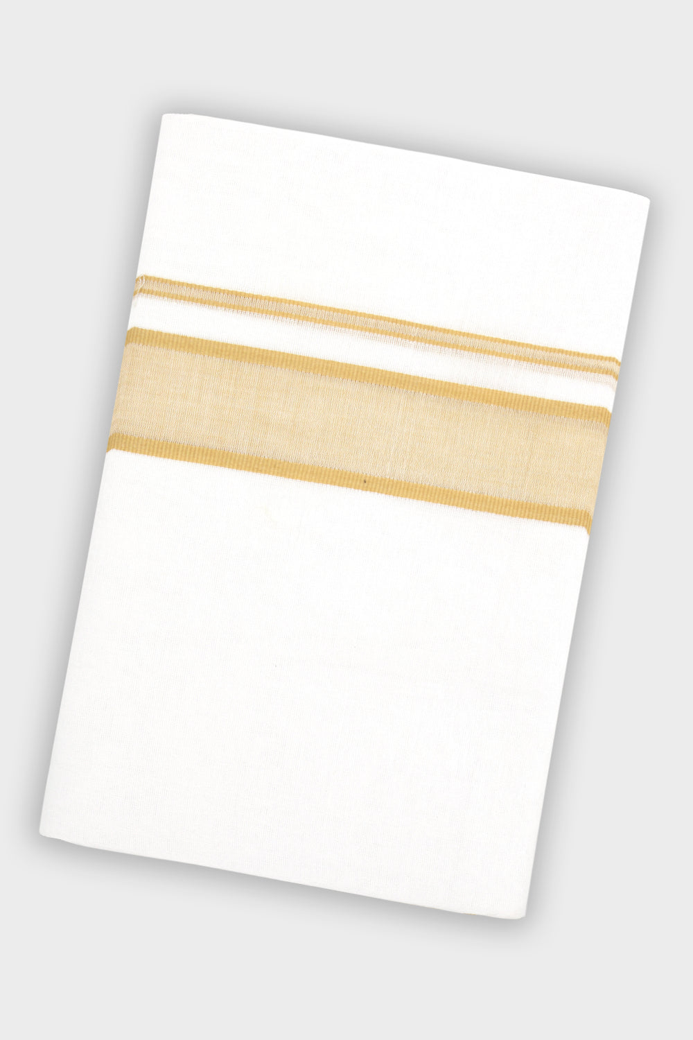 Honey Fancy Sandalwood Premium Cotton Veshti with Fancy Borders