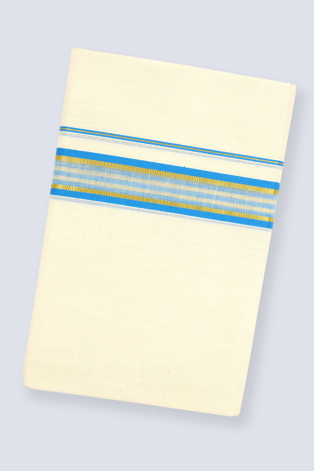 Blue Kora Dhoti For Men
