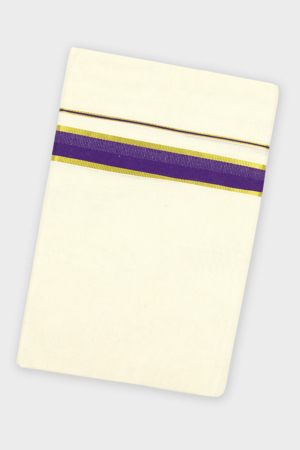 Premium Purple Double Layered Dhoti for Weddings & Festivals