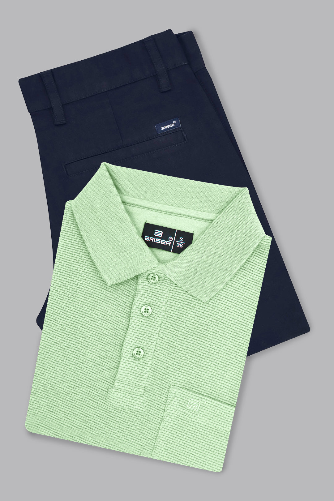 mint green polo t shirt cotton rich