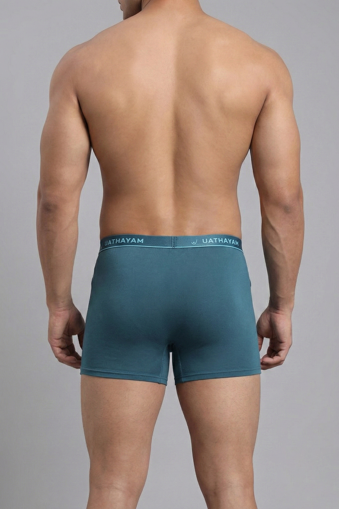 Peacock blue men daily wear trunks Uathayam